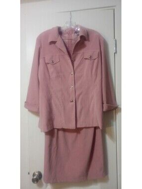 R.J & Company Rose Two‑Piece Set Tank dress with Matching jacket | Size 16 | GUC